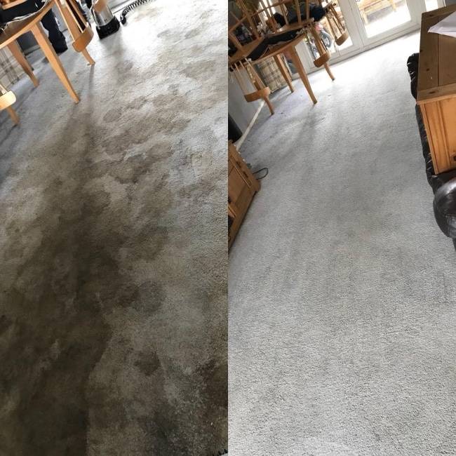 Professional carpet cleaning in London by skilled cleaners, restoring carpets to their original freshness and removing deep-seated dirt and stains.